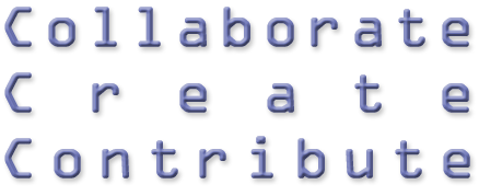 collaborate, create, contribute